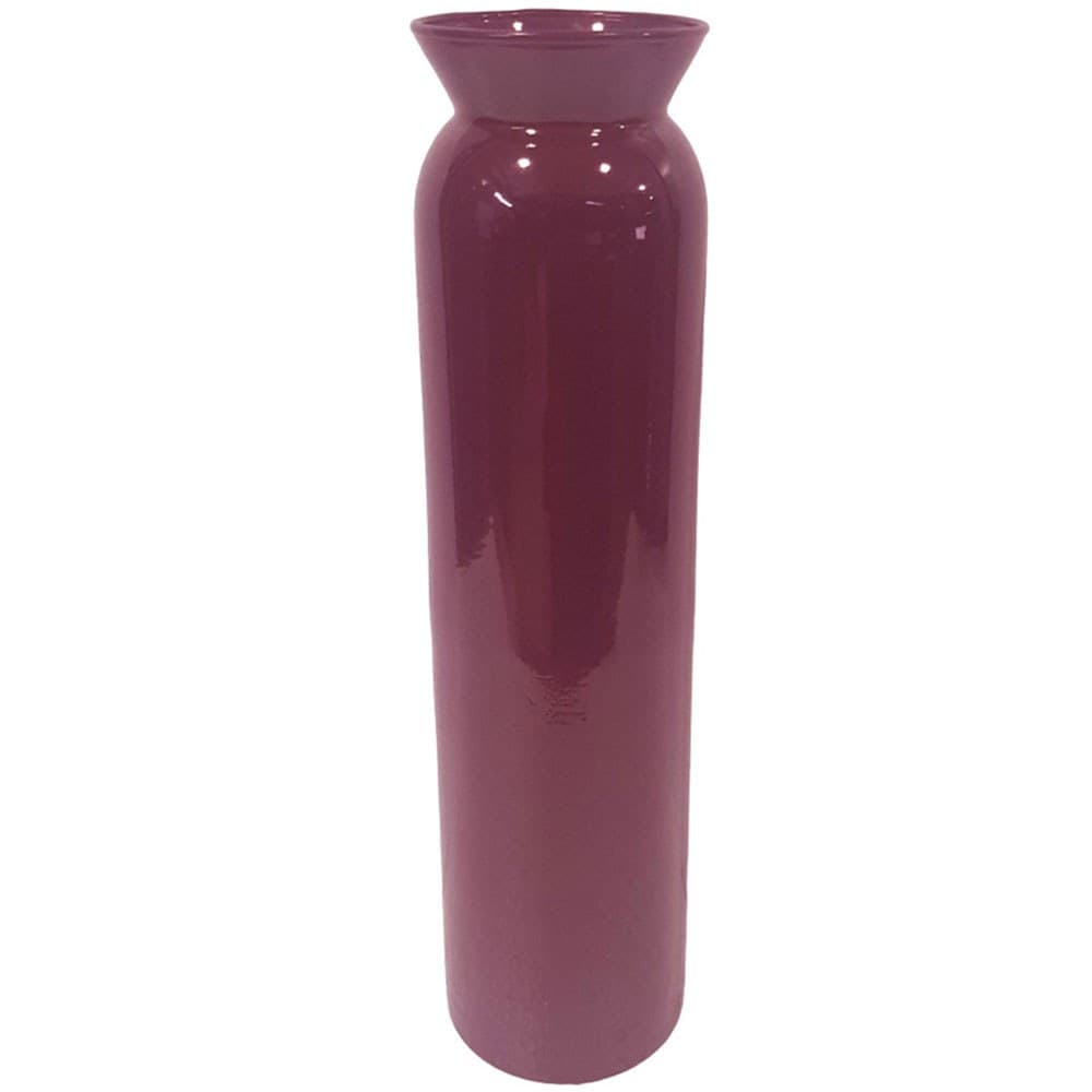 Βάζο Marona 035160 8x8x31cm Bordo