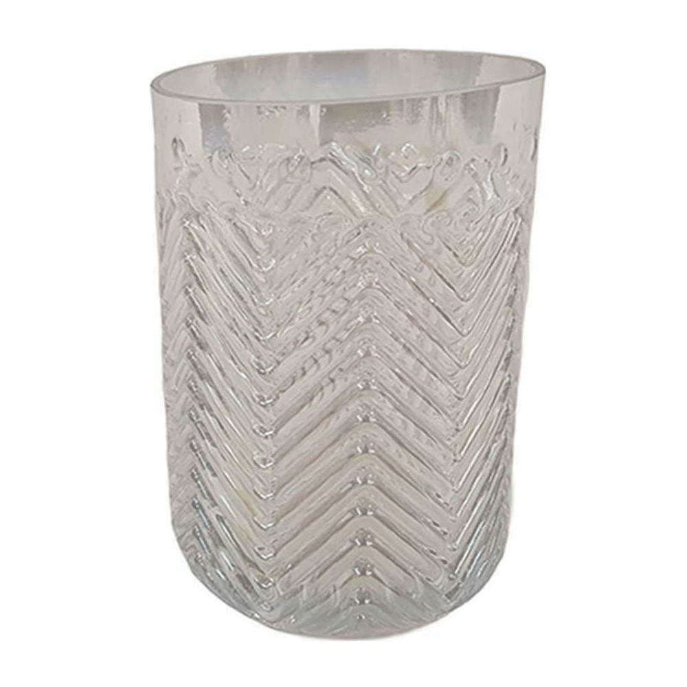 Κηροπήγιο Vintage 00.03.32018 12x18cm Γυάλινο Clear