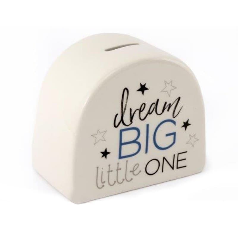 Κουμπαράς Dream Big 014.BB0347 14x12x8cm Cream