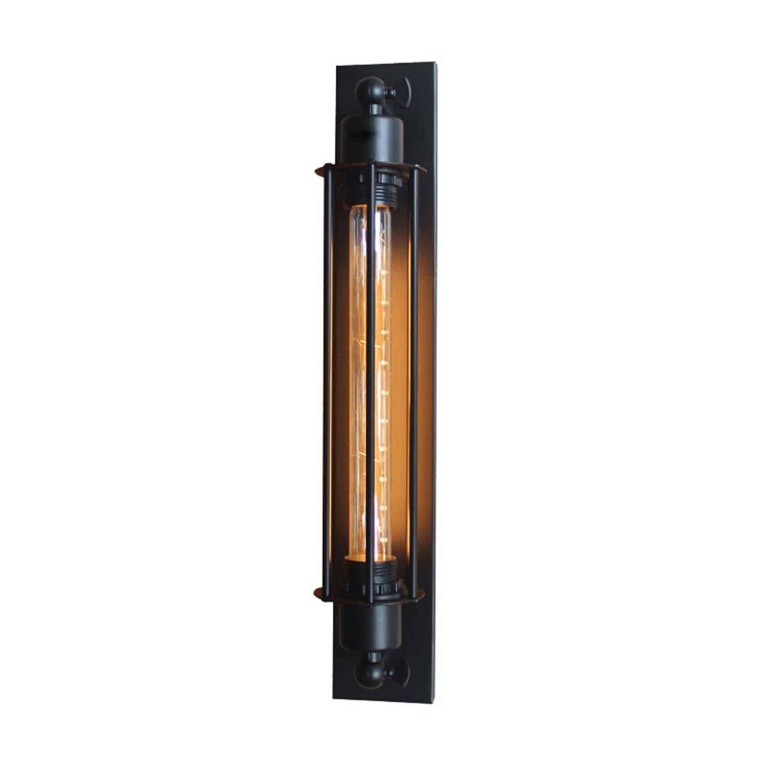 Φωτιστικό Τοίχου Vintage KS2049W1BK Black