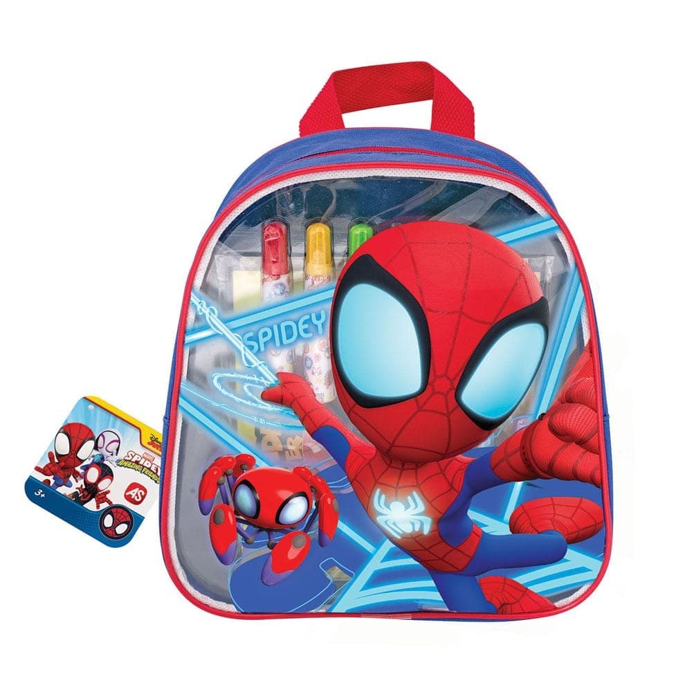 Σετ Ζωγραφικής Σε Backpack Marvel Spidey And His Amazing Friends 1023-68103 3 Ετών+ Multi As Company