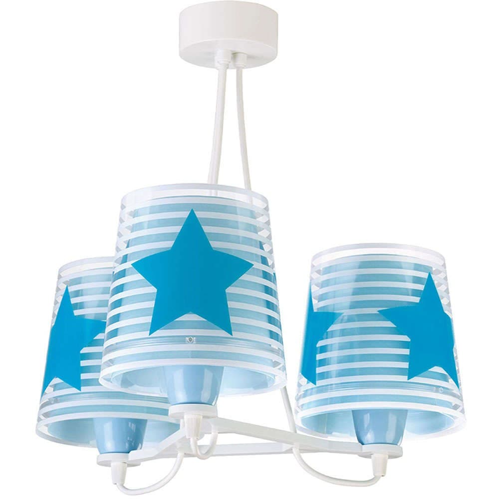 Φωτιστικό Οροφής Παιδικό Τρίφωτο Light Feeling 81197 T Blue Ango