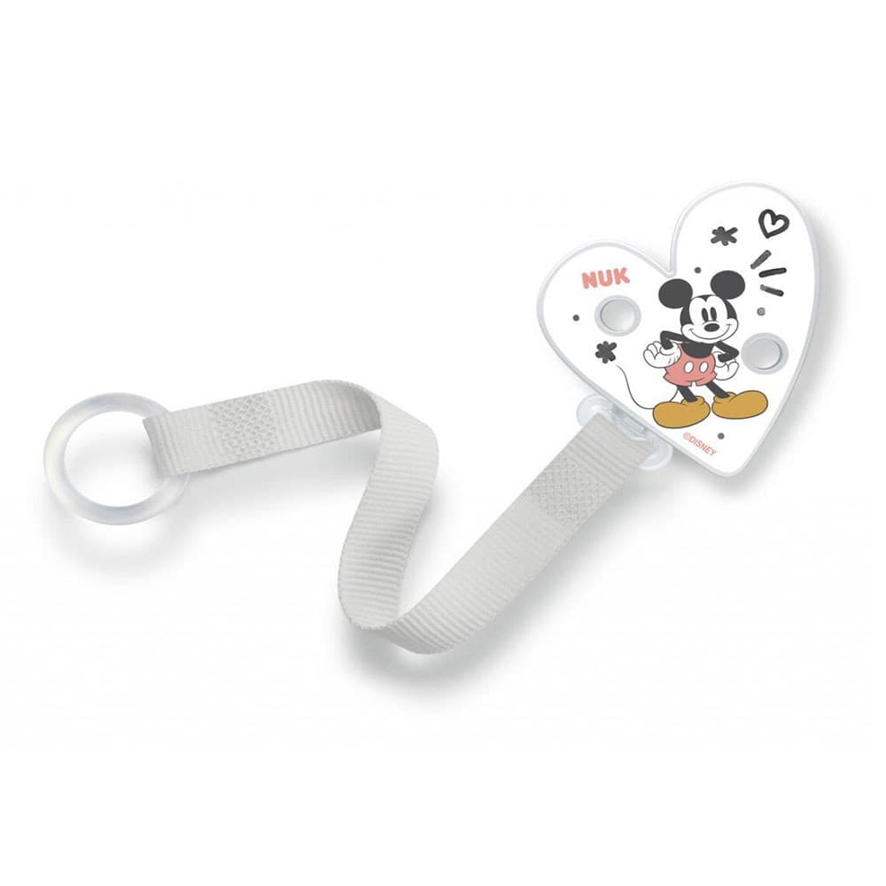 Κορδέλα Πιπίλας Disney Mickey 10751448 White-Grey Nuk