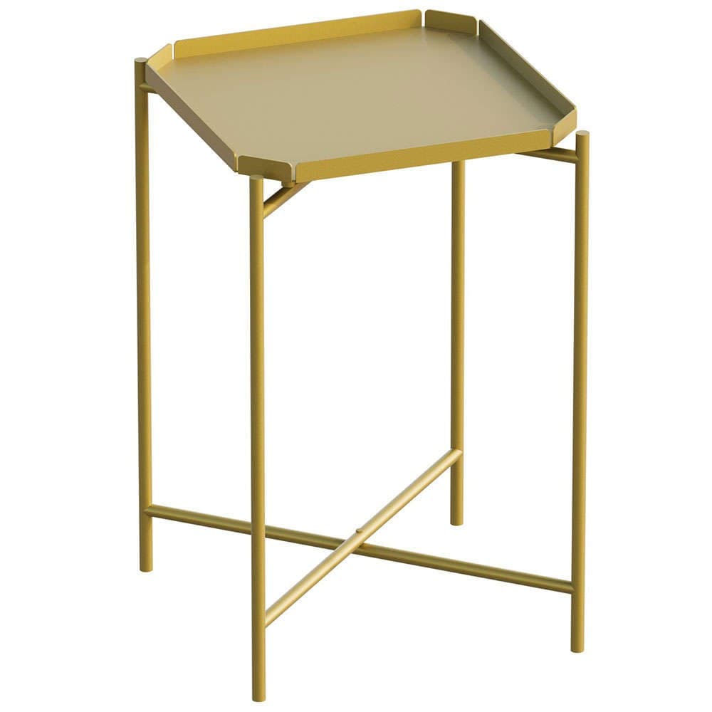 Τραπεζάκι Βοηθητικό 491CRT1145 46x46x56cm Gold