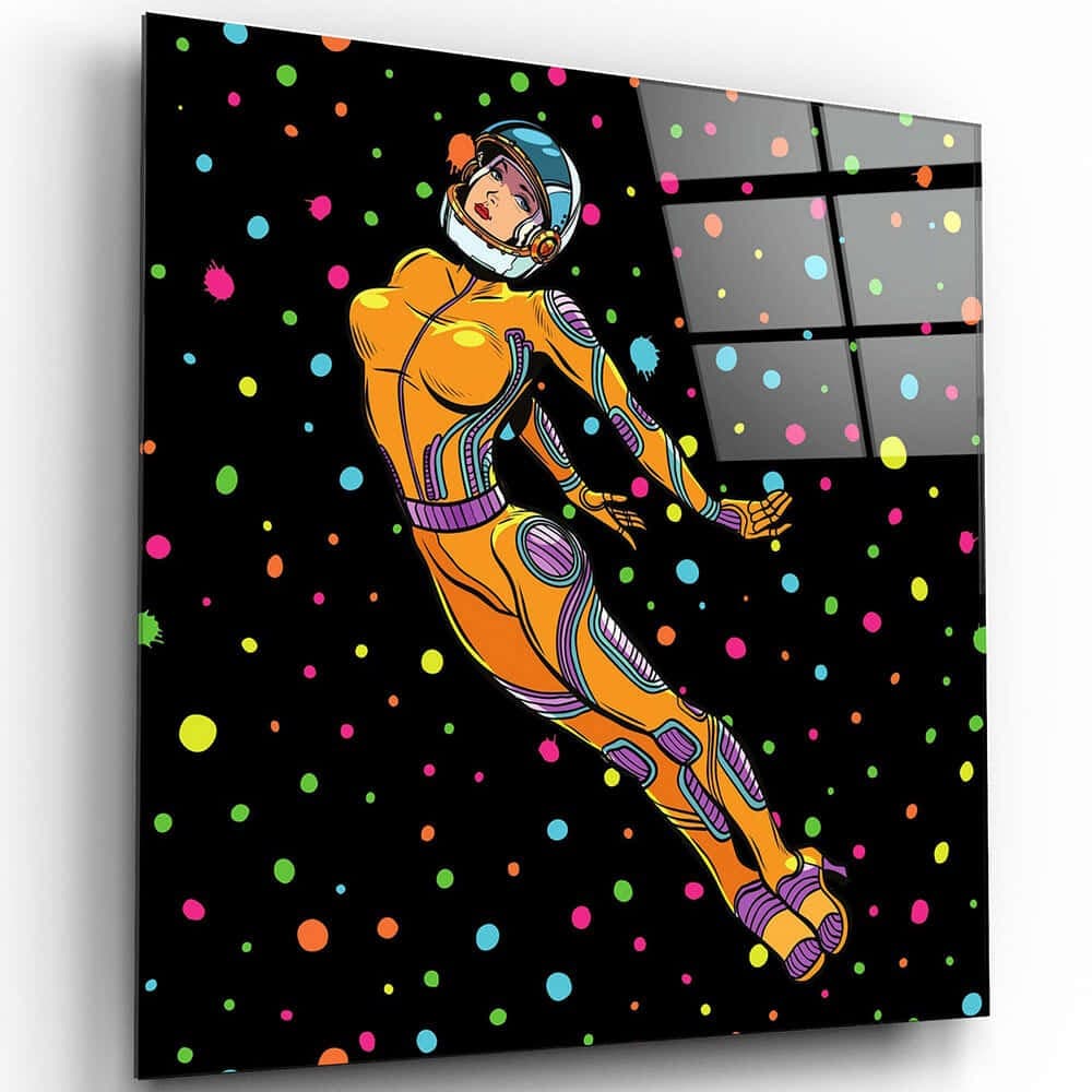 Πίνακας Γυάλινος 642BTH1107 50x50cm Multi Wallity