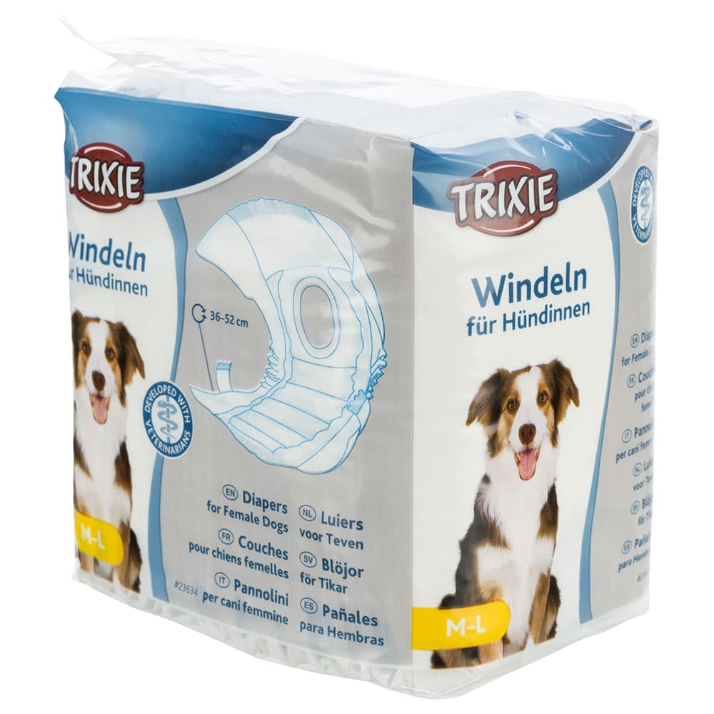 Trixie Πάνες Σκύλου - Μέγεθος M-L: 36-52 cm, 12 τεμάχια