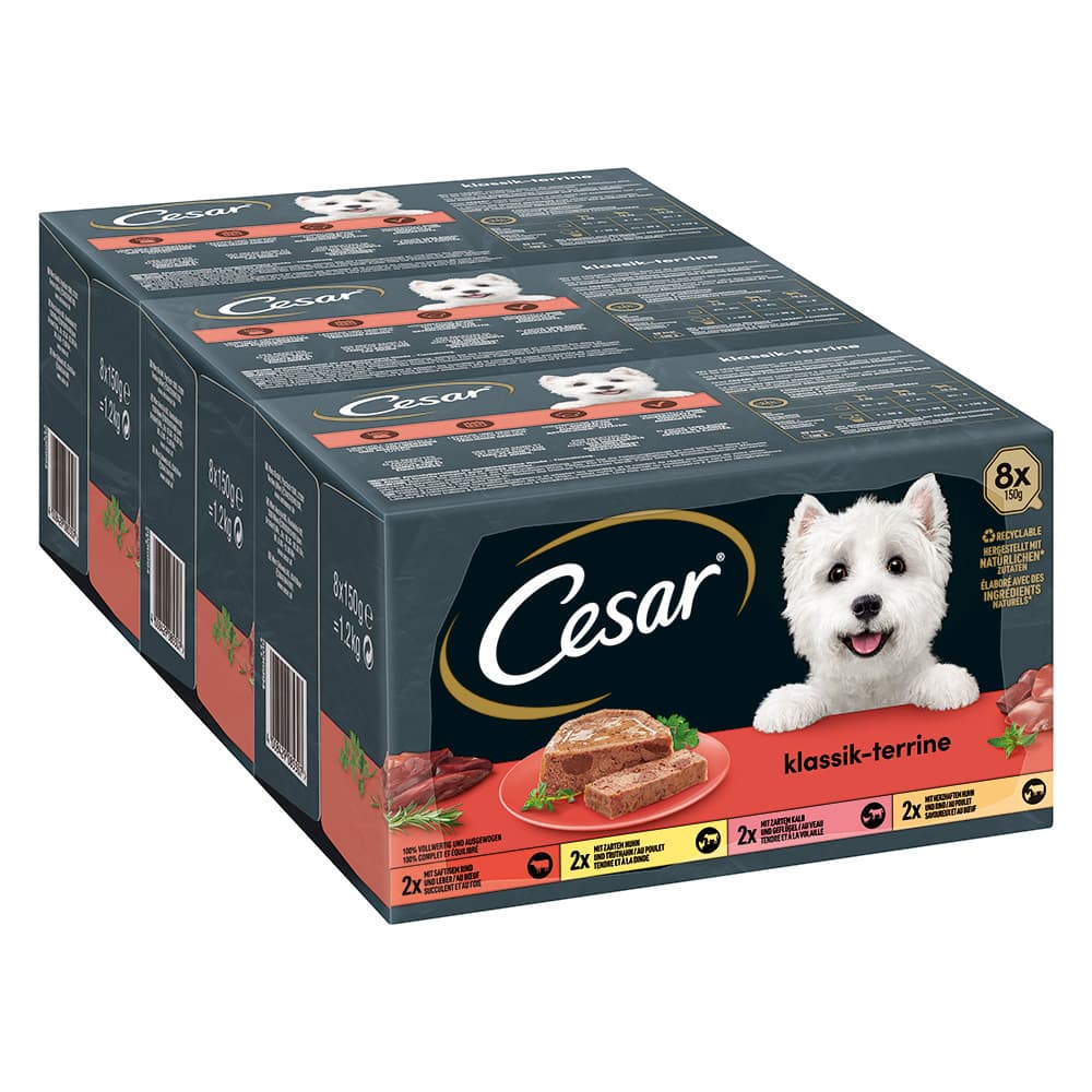 Cesar Classic Selection Μεικτή Συσκευασία - Classic Terrine (8 x 150 g)