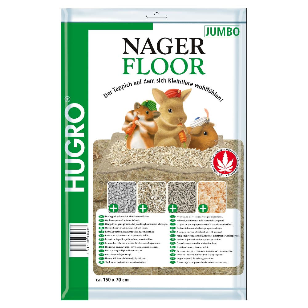 Hugro Στρωμνή Κάνναβης για Τρωκτικά - 70 x 150 cm