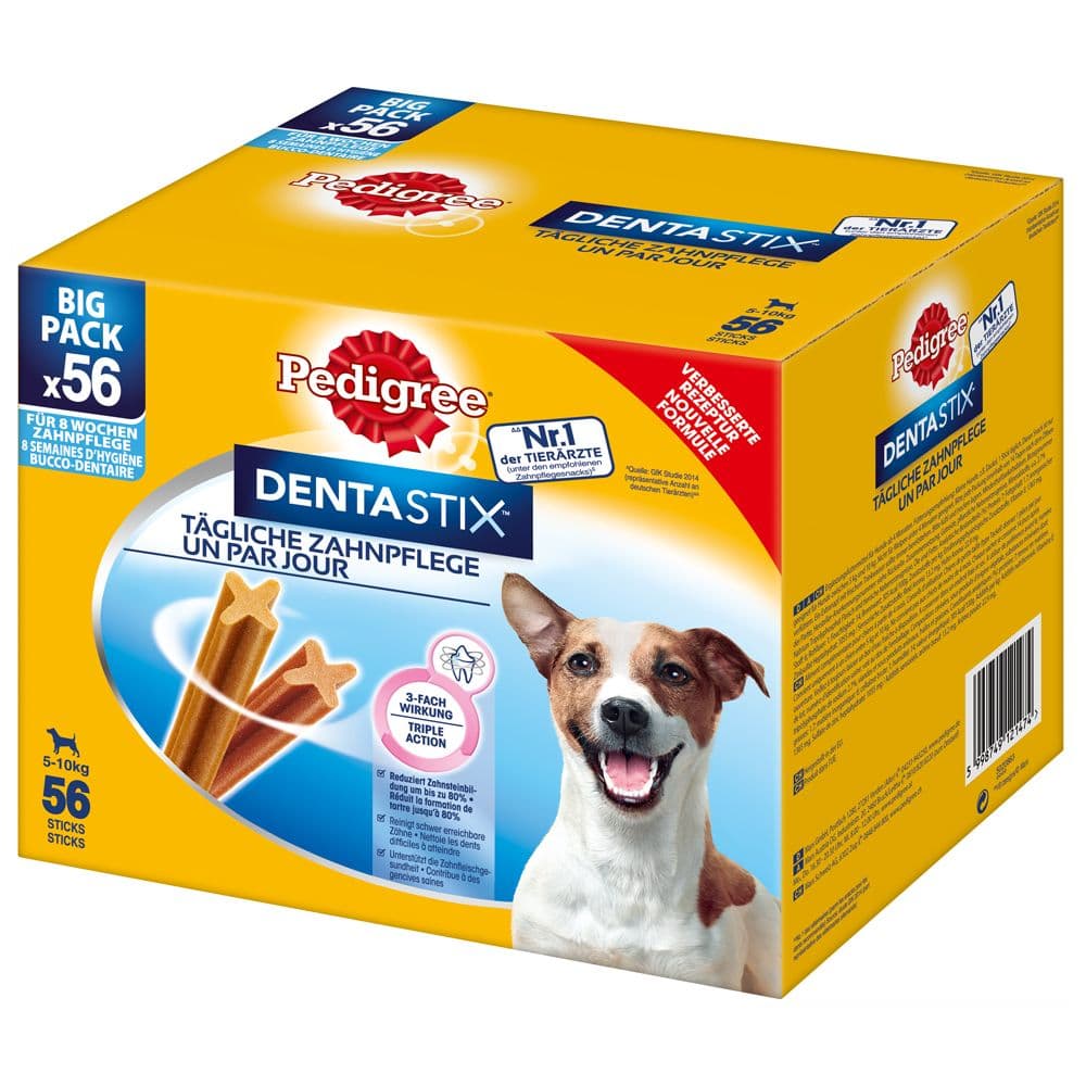 Πακέτο Προσφοράς: 168 τμχ. Pedigree DentaStix Daily Oral Care / Fresh - Dentastix x 112 + Dentastix Fresh x 56 - για