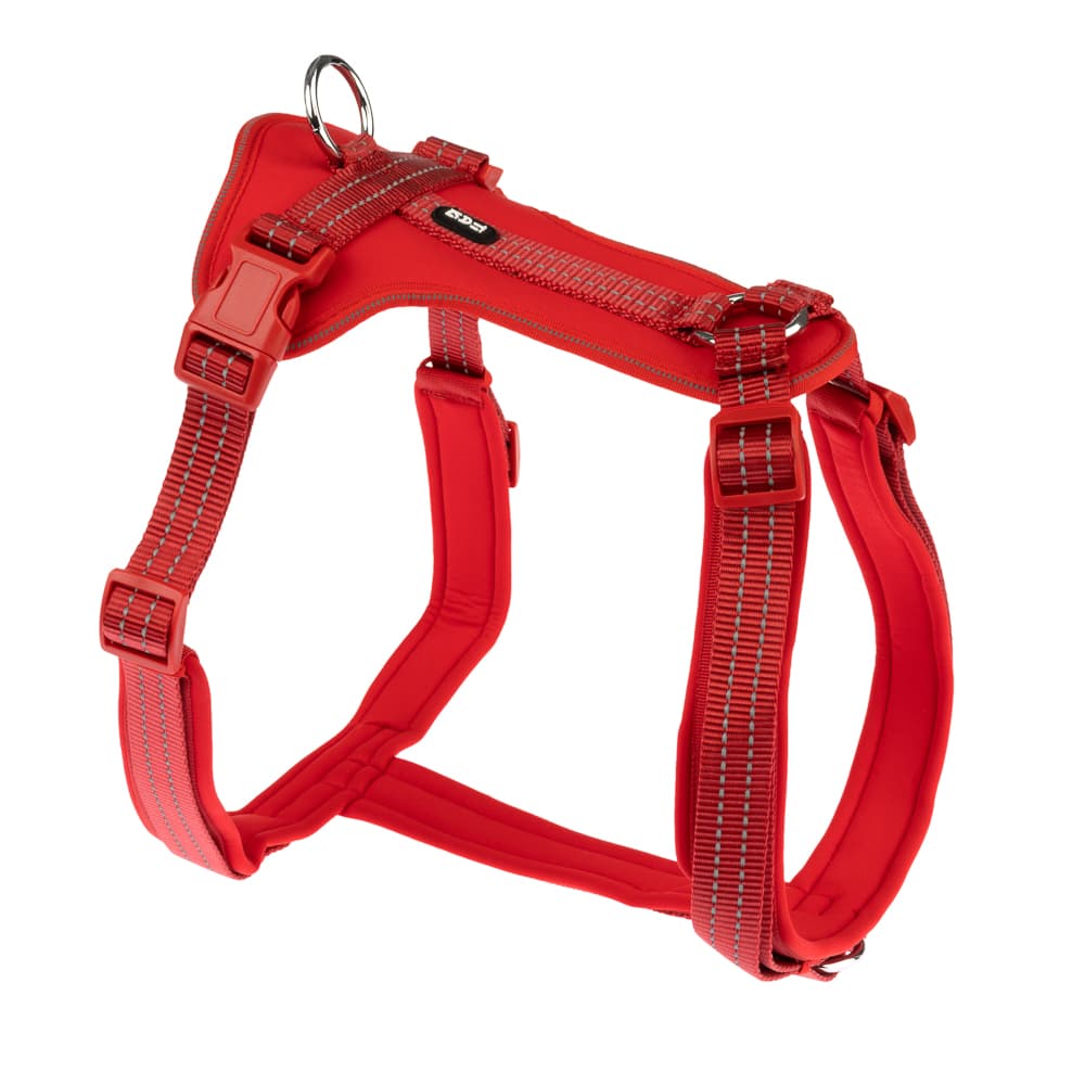 TIAKI Σαμαράκι Σκύλου Neoprene, κόκκινο - Μέγεθος M: 42 - 74 cm Περίμετρος Θώρακα