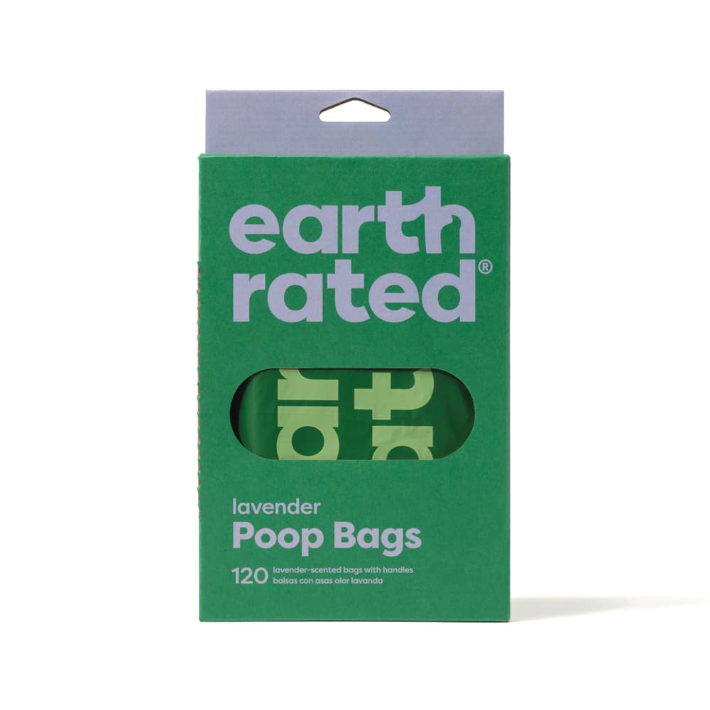 Earth Rated 120 Σακούλες με Λαβή - λεβάντα