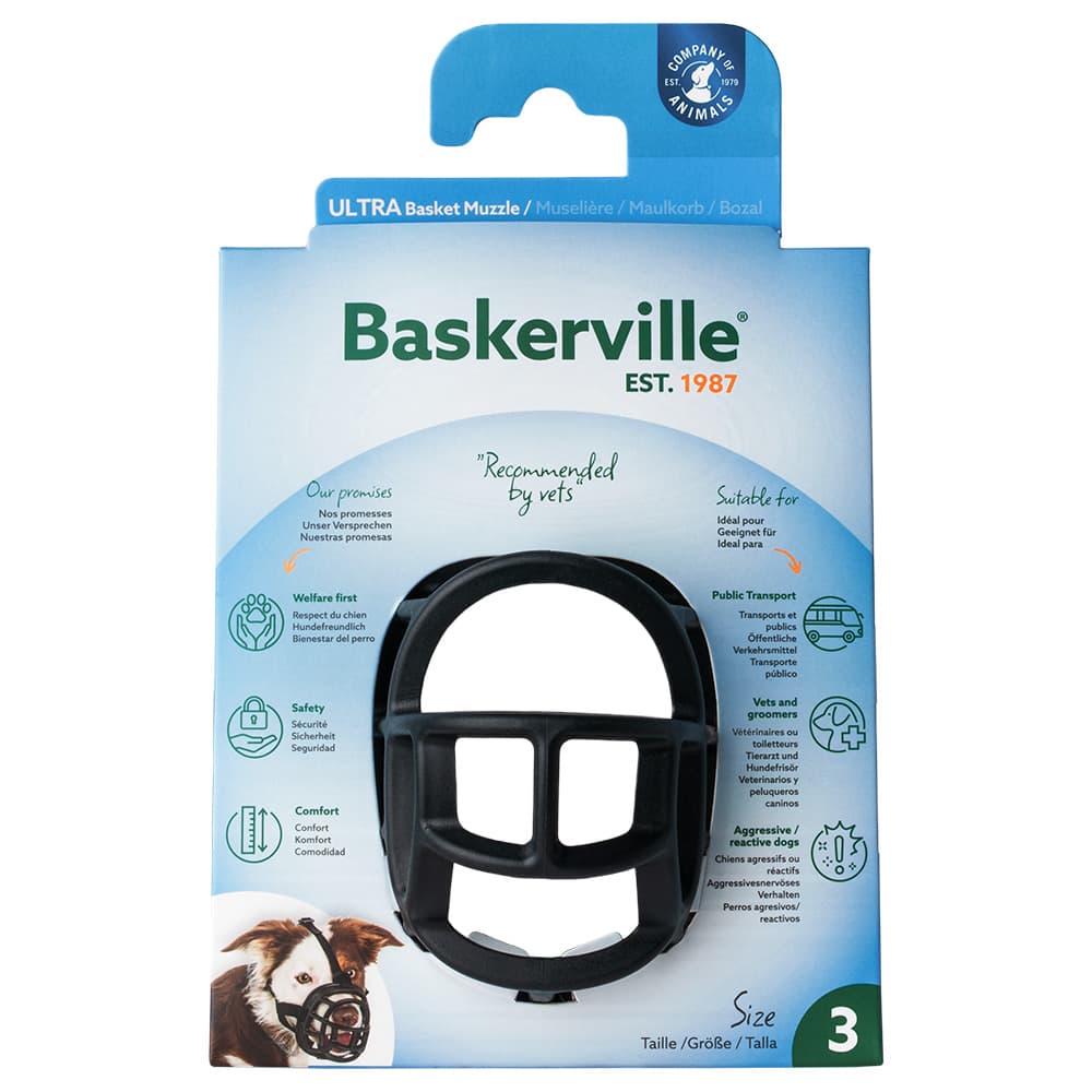 Φίμωτρο Baskerville Ultra 2.0 - Μέγεθος 3, π.χ. Κόλεϊ των Συνόρων, Σνάουτσερ