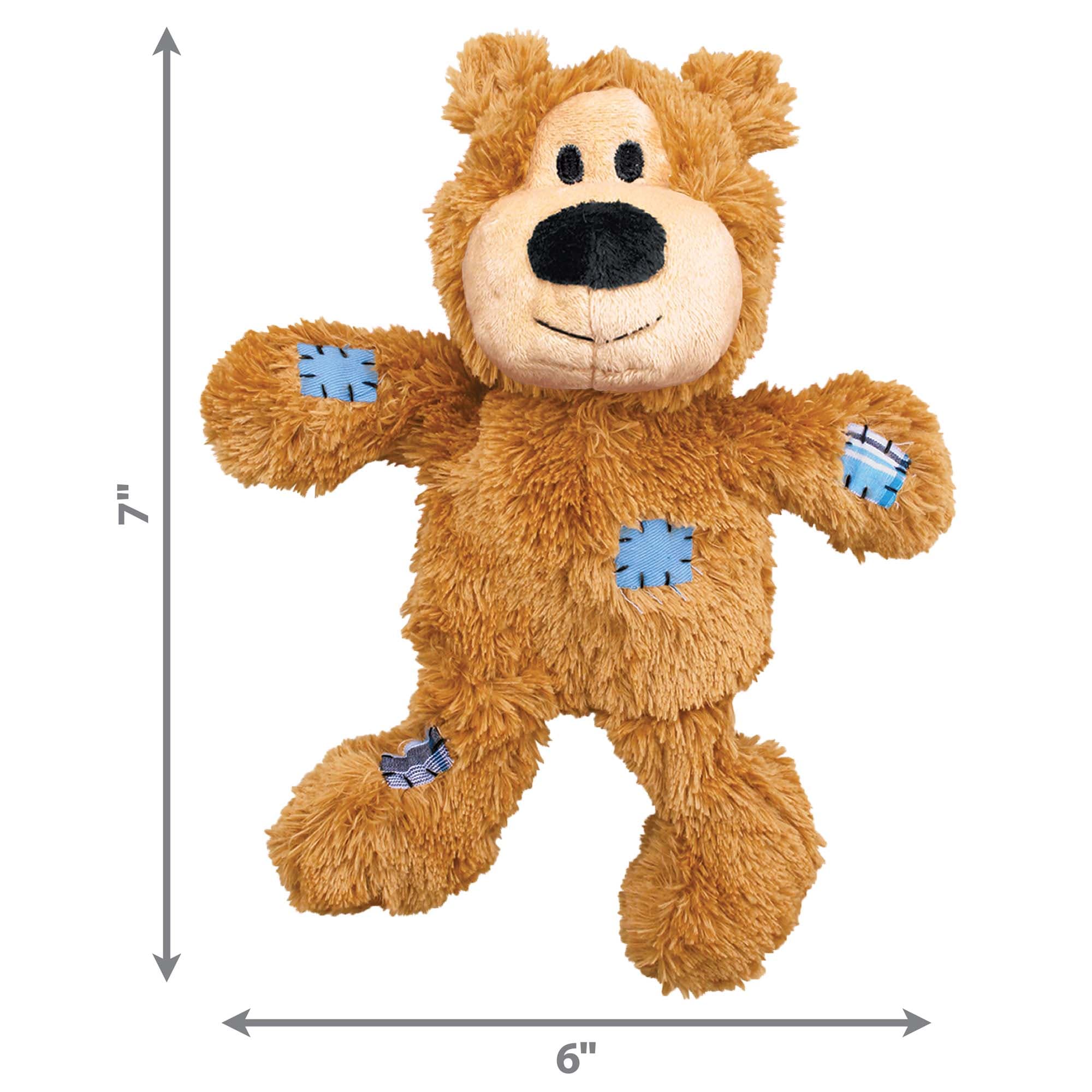 KONG WildKnots Bears Παιχνίδι Σκύλων - Μέγεθος S/M: Μ 18 x Π 14 x Υ 8 cm