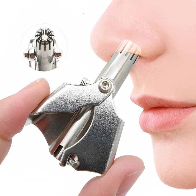 Men Groomer Χειροκίνητη Κουρευτική Μύτης &amp; Αυτιών χωρίς Κοψίματα SafeCut - Exclusive Silver Hawk Hair