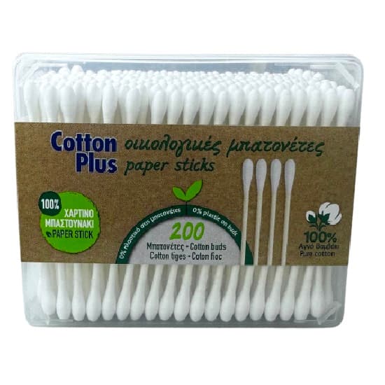 ΜΠΑΤΟΝΕΤΕΣ COTTON PLUS 200 TEM