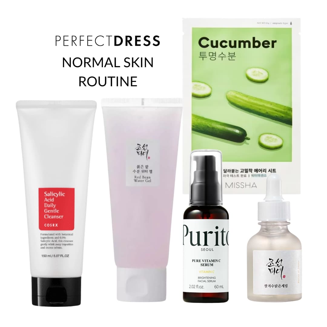 Korean Glow Routine Set – Normal Skin 5 τεμάχια