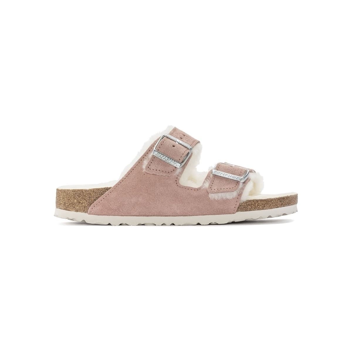 Σανδάλια χωρίς τακούνι BIRKENSTOCK Arizona Shearling Narrow - Pink Clay