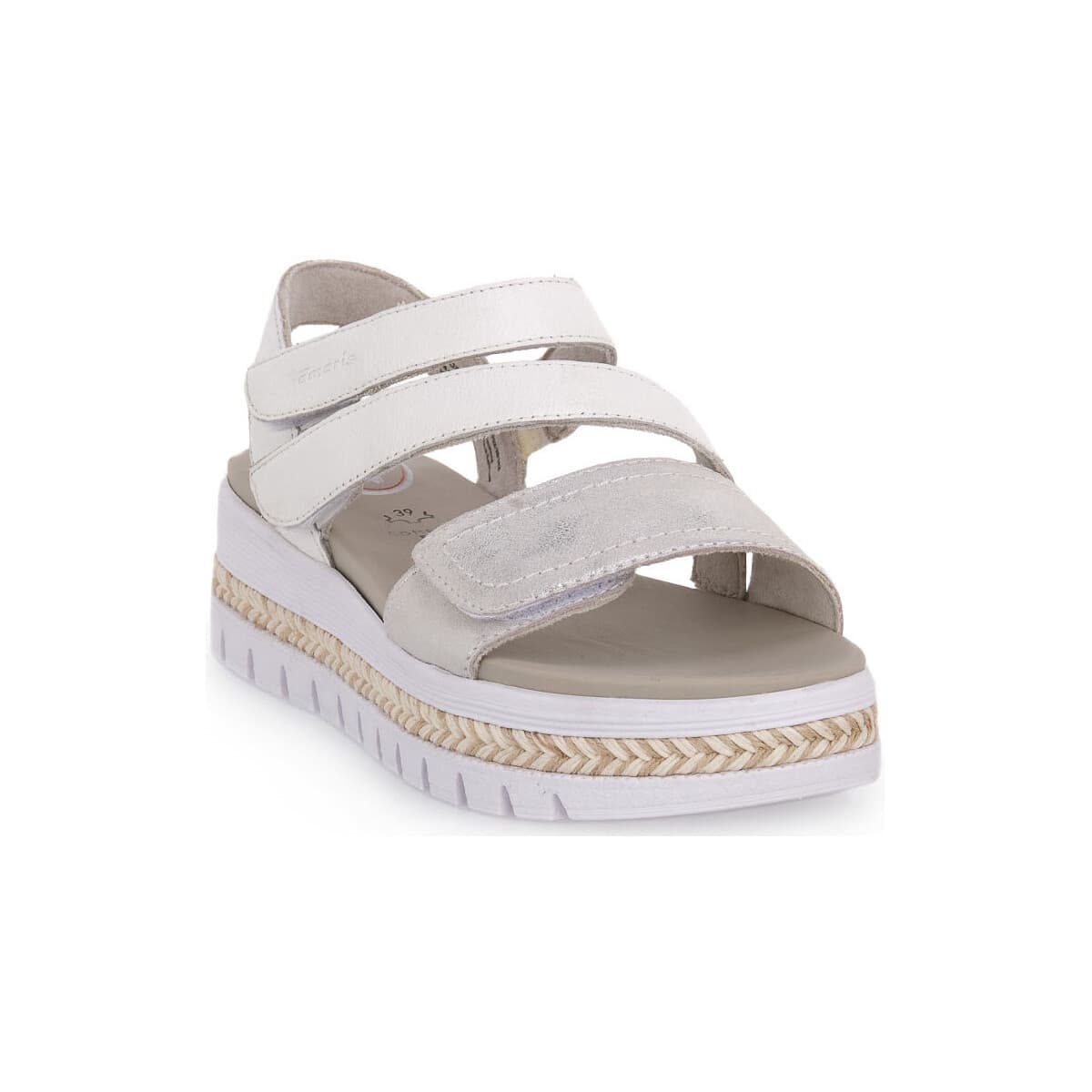 Σανδάλια με πλατφόρμα Jana IVORY SANDAL