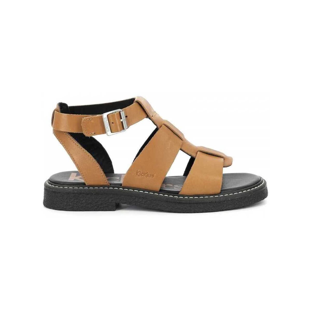 Σανδάλια χωρίς τακούνι Kickers Kick lila