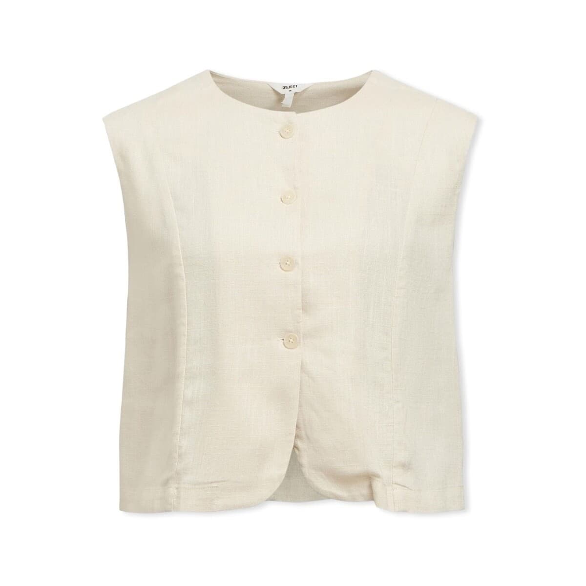 Μπλούζα Object Aya Vest - Sandshell
