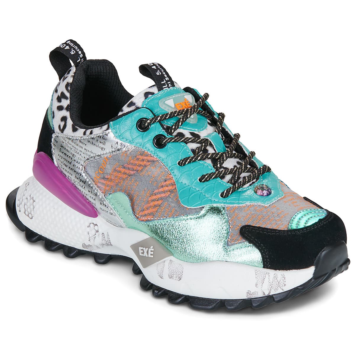 Xαμηλά Sneakers Exé Shoes 19V03-6-PU-GREEN
