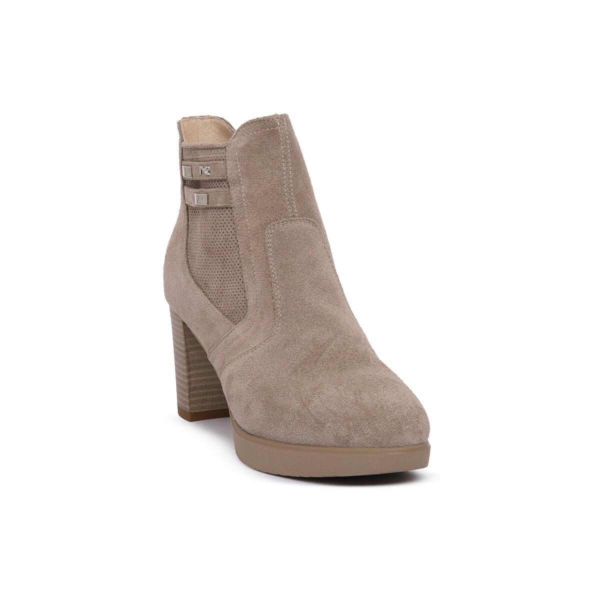Μποτάκια/Low boots NeroGiardini NERO GIARDINI 451 VELOUR CRETA