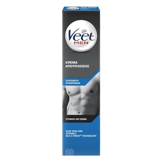 VEET For Men Αποτριχωτική Κρέμα Για Σώμα Και Στήθος 200ml