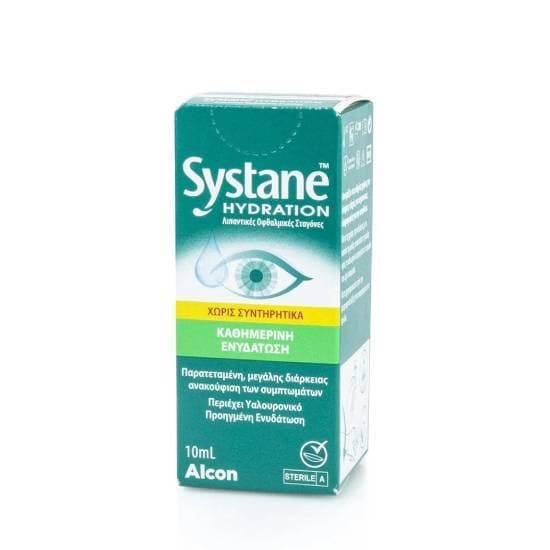 SYSTANE Hydration Χωρίς Συντηρητικά Οφθαλμικές Σταγόνες με Υαλουρονικό Οξύ 10ml