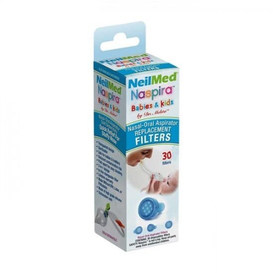 NEILMED Naspira Babies & Kids Ανταλλακτικά Ρινικού Αποφρακτήρα για Βρέφη και Παιδιά 30 Τεμάχια