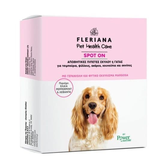 POWER HEALTH Fleriana Pet Health Care Spot-Οn 3x5ml