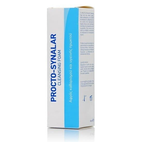 MINERVA Procto-Synalar Cleansing Foam Αφρός καθαρισμού & υγιεινής πρωκτού 40ml