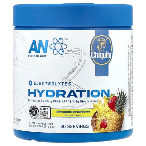 AN Supps, Ενυδάτωση, Ανανάς Φράουλα, 9,5 oz (270 g)