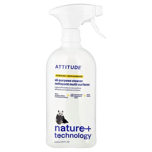ATTITUDE, Καθαριστικό γενικής χρήσης, ξύσμα εσπεριδοειδών, 800 ml