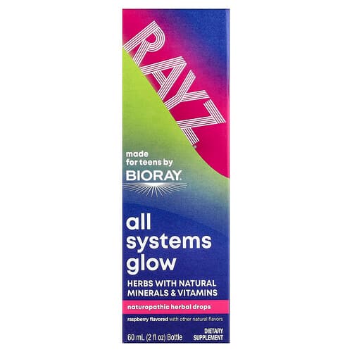 Bioray, Rayz®, All Systems Glow, Για Έφηβους, Βατόμουρο, 59 ml
