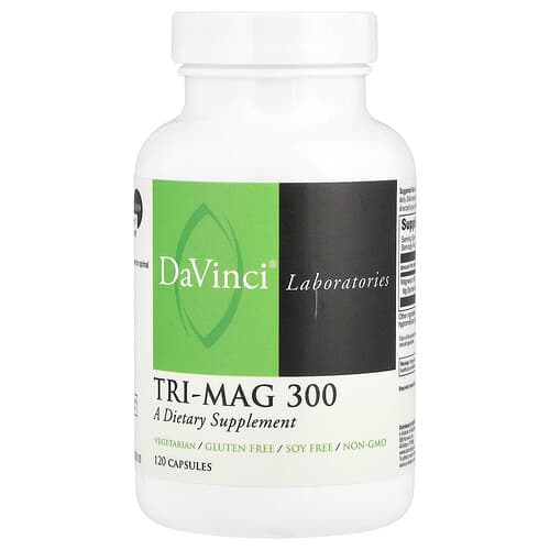 DaVinci Laboratories, Tri-Mag 300, 120 κάψουλες (75 mg ανά κάψουλα)