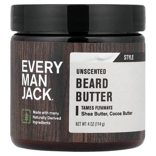 Every Man Jack, Βούτυρο για γένια, χωρίς άρωμα, 114 γρ.