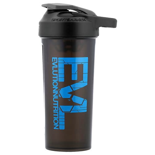 EVLution Nutrition, EVL Sport Shaker, Μαύρο, 27 oz