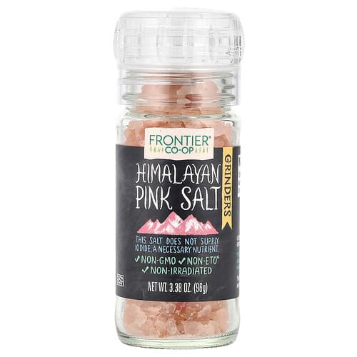Frontier Co-op, Ροζ αλάτι Ιμαλαΐων, Μύλοι, 3.38 oz (96 g)