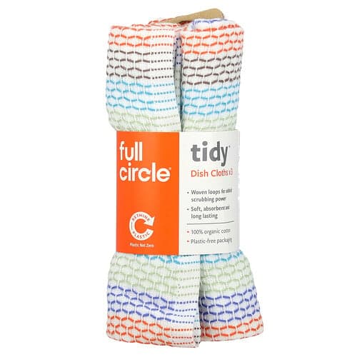 Full Circle, Πανάκια πιάτων Tidy™, πολύχρωμα, 3 πανάκια