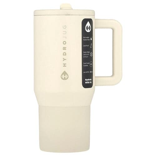 HydroJug, Ποτήρι ταξιδιώτη, κρεμ, 20 oz