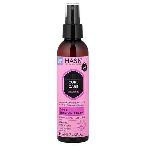 Hask Beauty, Curl Care, 5-σε-1 Leave-In Spray, 6 ουγκιά υγρού (175 ml)