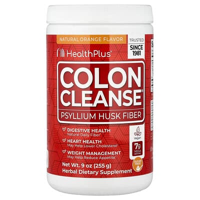 Health Plus, Καθαρισμός Κολονικού Οστού®, Φυσικό Πορτοκάλι, 9 oz (255 g)