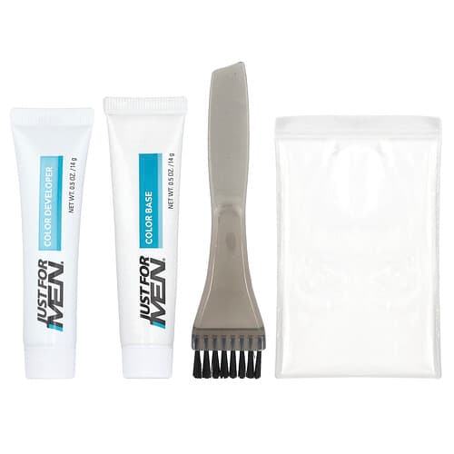 Just for Men, Μουστάκι & Γενιάδα, Τζελ Χρώματος με Πινέλο, M-10/15 Ξανθό, 1 Κιτ Πολλαπλής