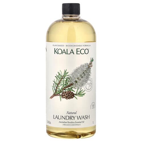 Koala Eco, Φυσικό πλυντήριο ρούχων, Αιθέριο έλαιο Rosalina Αυστραλίας, 33,8 fl oz (1 l)