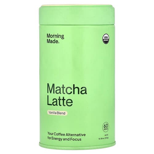 Morning Made, Matcha Latte, Μείγμα Βανίλιας, 8,46 oz (240 g)