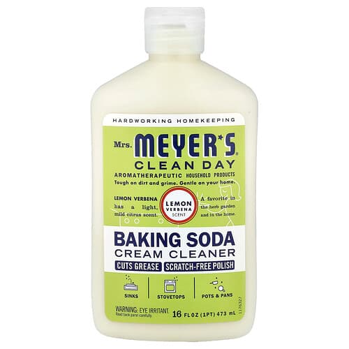 Mrs. Meyers Clean Day, Καθαριστικό κρέμας με μαγειρική σόδα, λεμονόχορτο, 473 ml