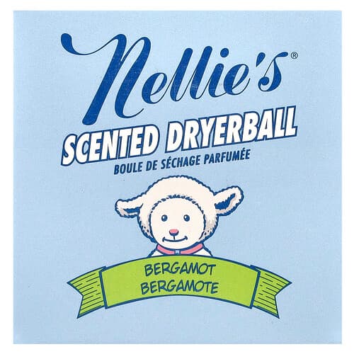 Nellie's, Αρωματική μπάλα ξηρού αέρα, περγαμόντο, 1 μπάλα ξηρού αέρα