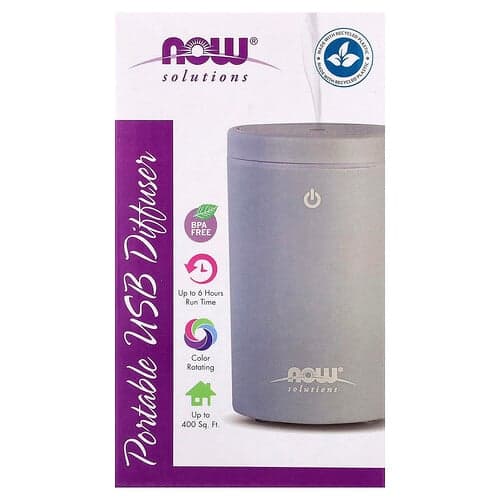 NOW Foods, Λύσεις, Φορητός διαχύτης λαδιού USB, 1 διαχύτης