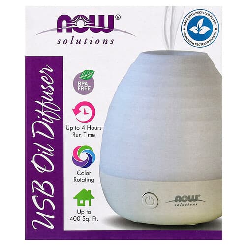 NOW Foods, Λύσεις, USB Oil Diffuser, 1 Diffuser