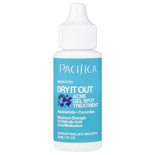 Pacifica, Dry It Out, Θεραπεία κηλίδων με τζελ ακμής, 1 ουγκιά υγρού (29 ml)